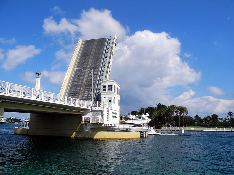 Where The Coastal Highway Hops An Inlet