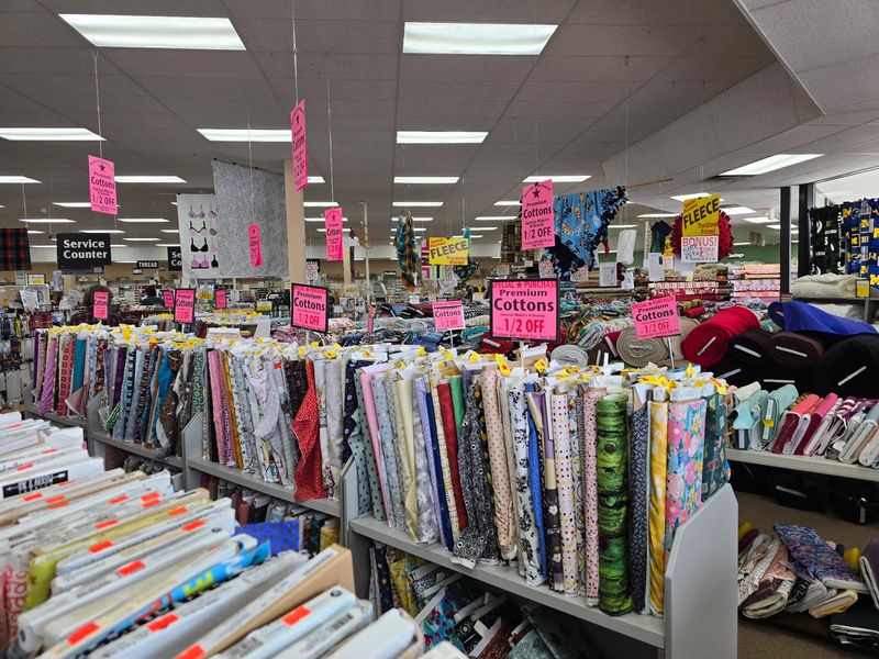 This Fabric Wonderland In Michigan Gives Crafters Bolts, Trims, And Endless Inspiration - Decor Hint Quilting Cottons In Every Color