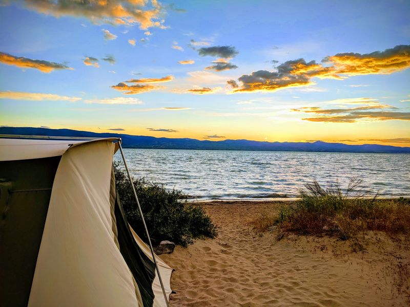 Campsites Just Steps From the Sand