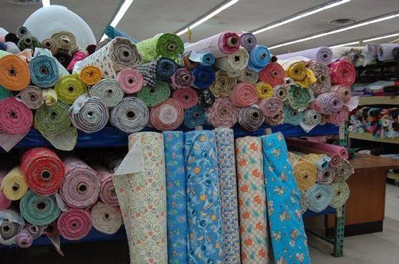 This 18,000 Square Feet California Fabric Warehouse Is A Hidden Paradise For Bargain Hunters And DIY Enthusiasts - Decor Hint Satin, Minky, And Jersey Are All Hanging Out Together