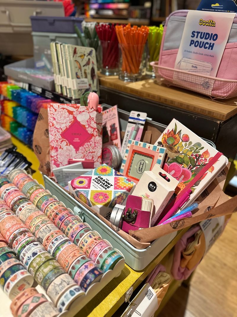Stickers, Journals, And Art Supplies Galore
