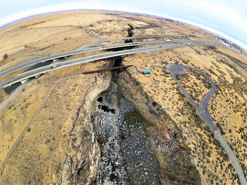 The Canyon Hiding Right Under The Interstate