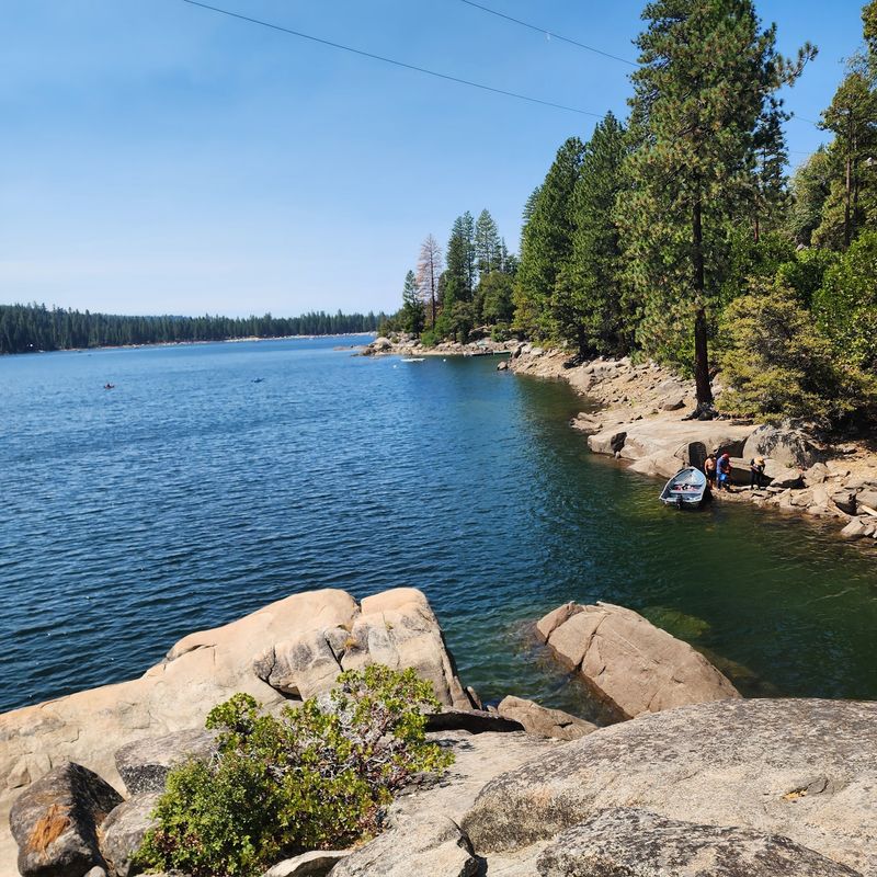 Pinecrest Lake's Beautiful Mountain Setting