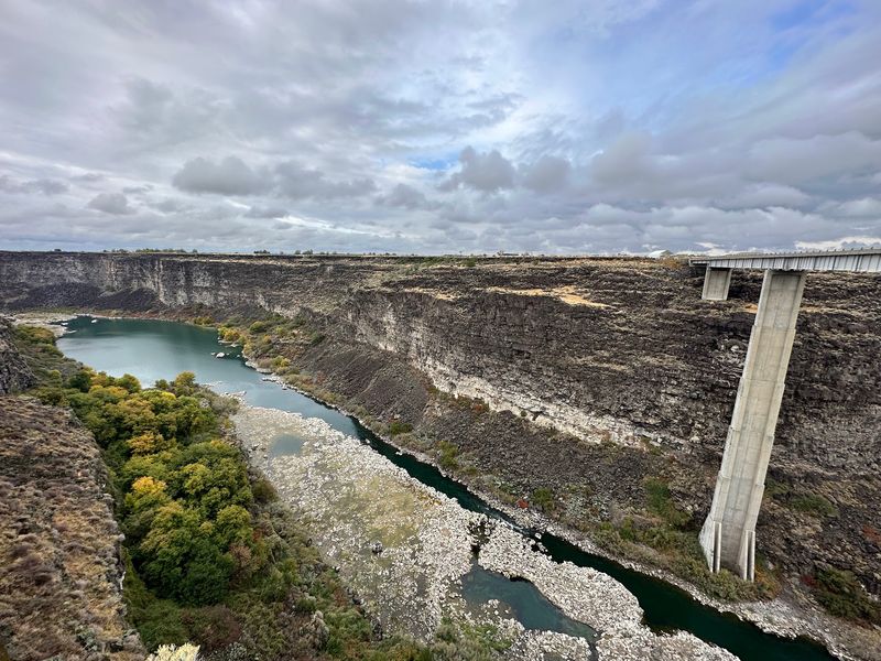 Flat Farmland Gives Way To A Canyon Out Of Nowhere