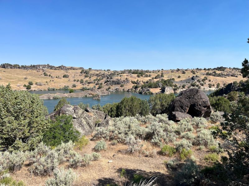 Visitors Hike Past Pioneer Tracks Pressed Into Rock At This Idaho Spot Near The Snake River - Decor Hint Wagon Ruts You Can Still Follow On Foot