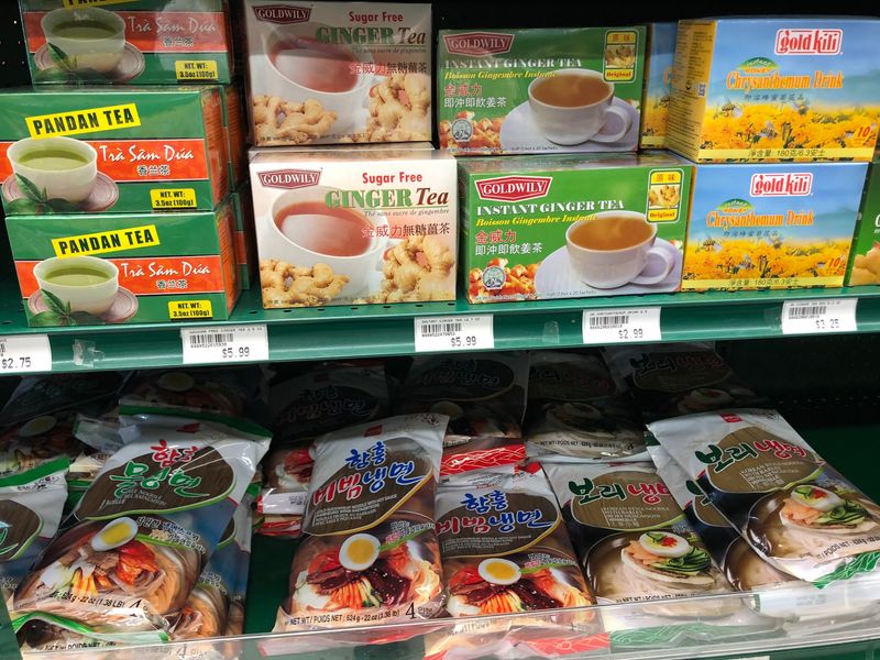 Rare Japanese Snacks And Korean Kimchi Fill Shelves At This Large Asian Supermarket In Idaho - Decor Hint Those Giant Steamed Buns Have A Serious Fan Club