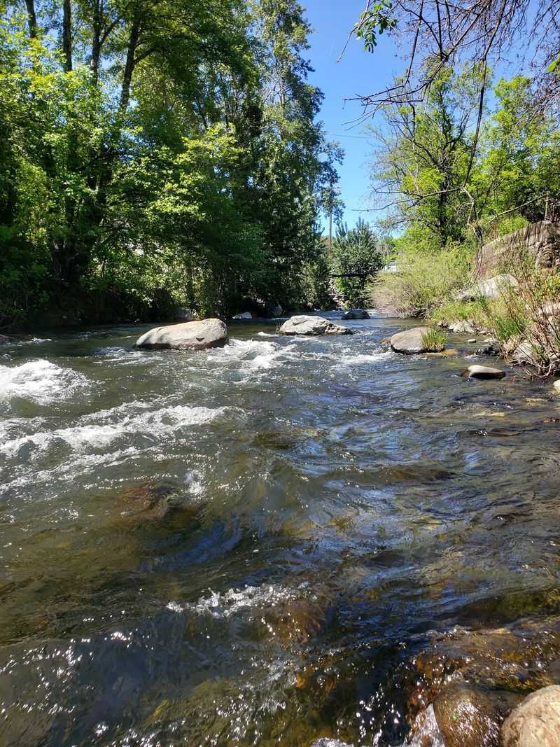 A River Canyon Setting Beneath Mount Shasta