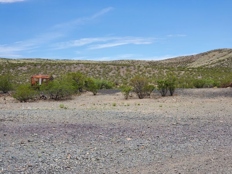 Desert Spring And Rugged Hills