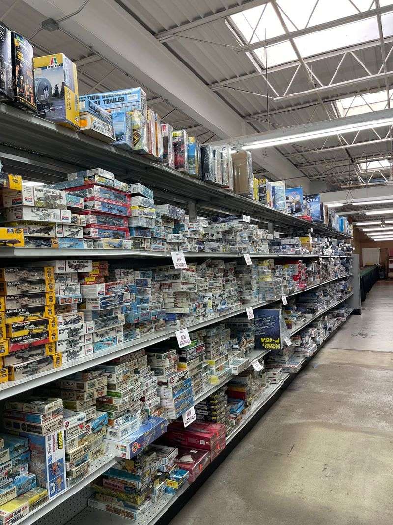 This Old-School Tennessee Hobby Shop Is Packed With Vintage Trains, Rare Models, And RC Treasures - Decor Hint Rare Model Kits Fill Shelves With Possibilities