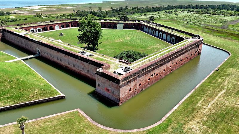 Brick Walls And Sea Breezes At Fort Pulaski