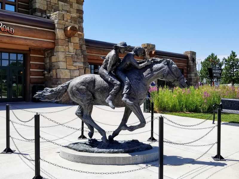 Pony Express Riders, Telegraph Lines, And Steel Rails