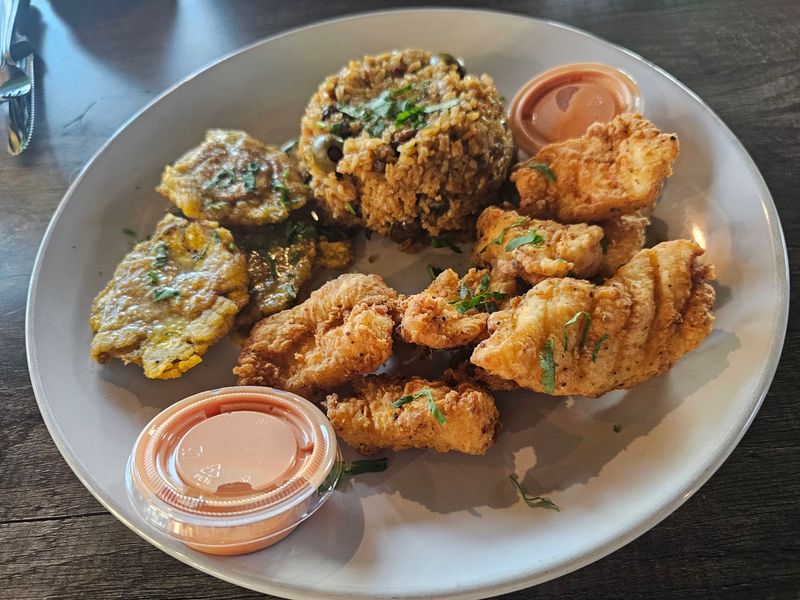 This Nebraska Puerto Rican Kitchen Serves Baked Pernil Alongside Arroz Mamposteao And Tostones - Decor Hint Mamposteao Rice and Twice-Fried Tostones