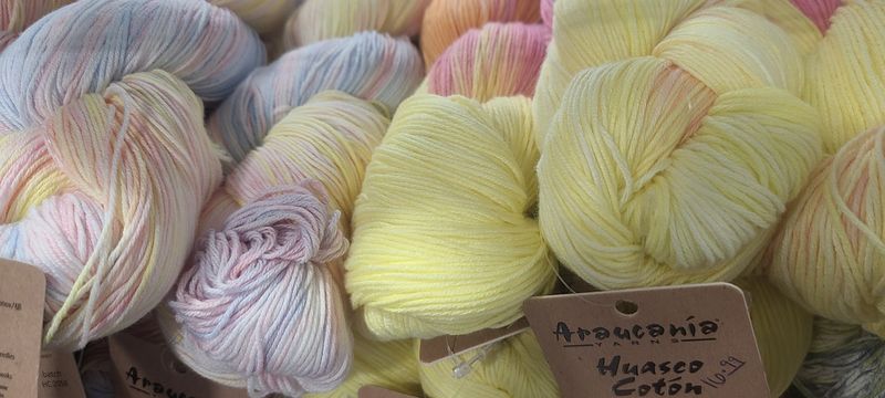 Yarn Baskets and Cross-Stitch Corners
