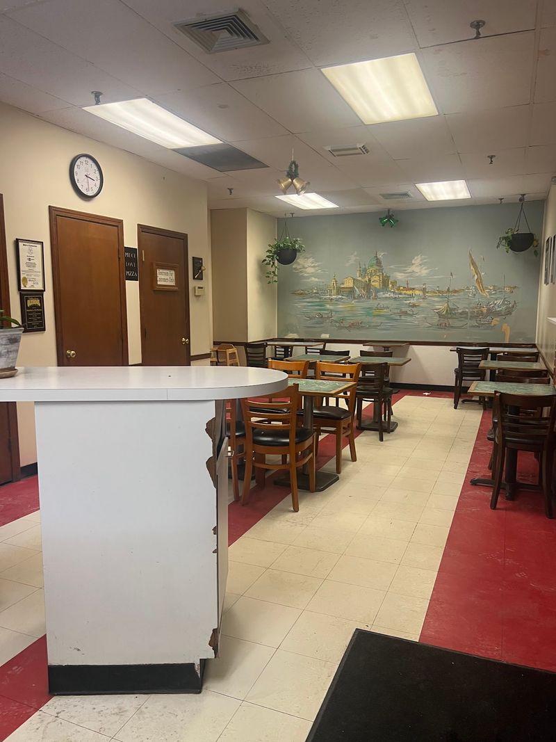 Inside The No-Frills Downtown Pizzeria