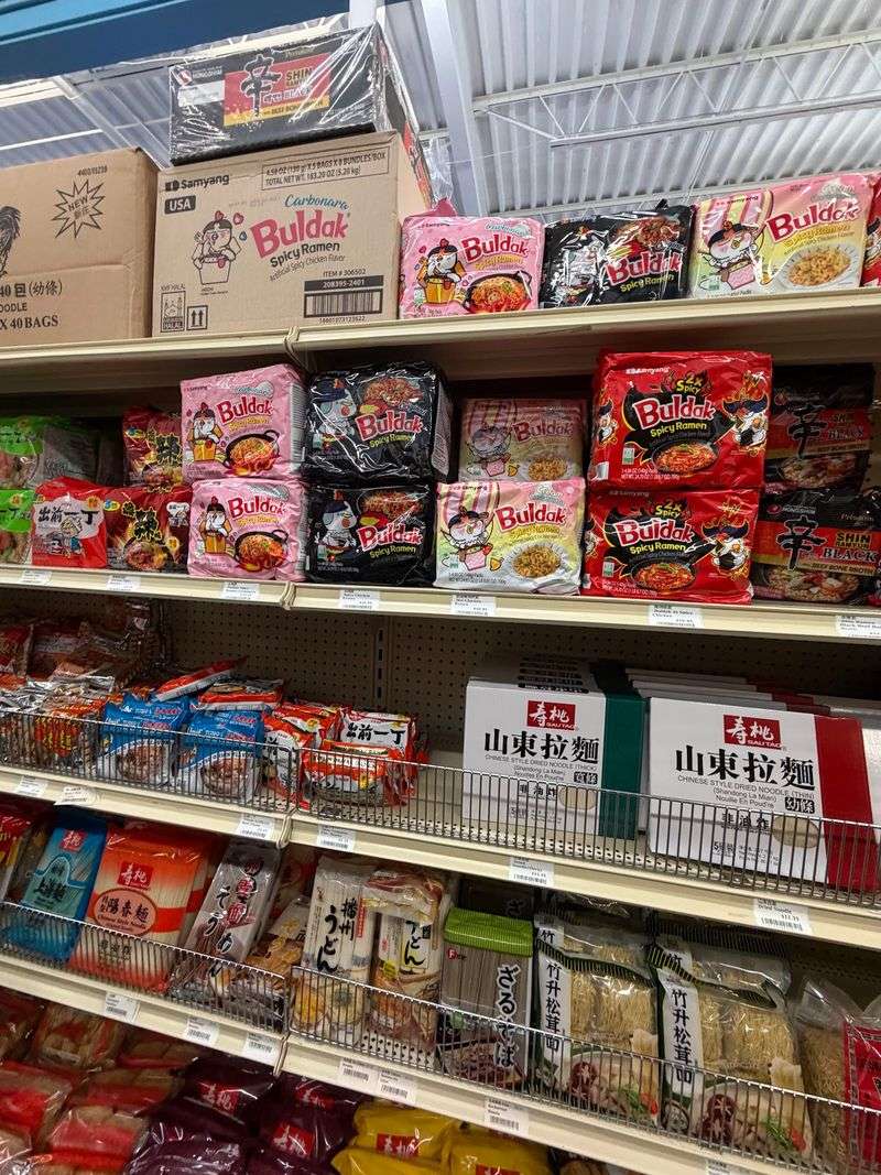 Florida's Friendly Asian Market Turns Your Weekly Grocery Run Into A Homemade Lunch Adventure - Decor Hint Noodle Shelves Built For Slurping
