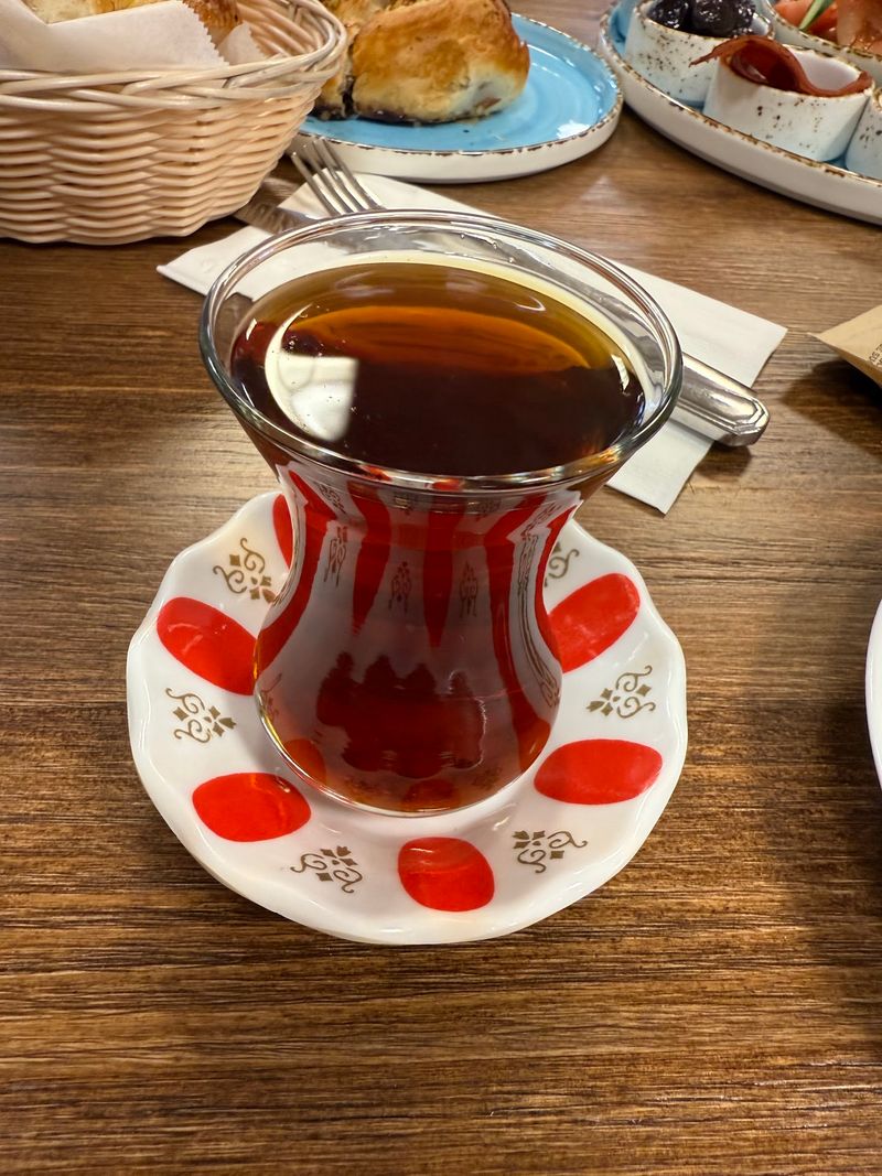 Traditional Turkish Tea Completes The Breakfast Experience
