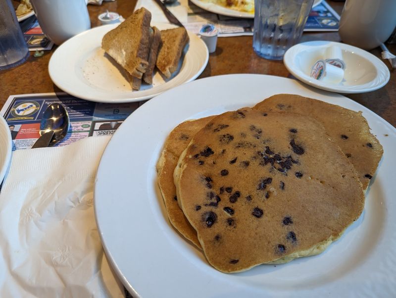 This Pennsylvania Diner Serves All-Day Breakfast With A Dessert Display That Steals The Show - Decor Hint Pancakes And French Toast With Some Patriotic Flair
