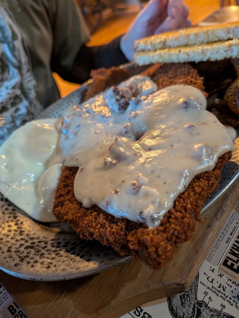 Biscuits, Gravy And Giant Pancakes