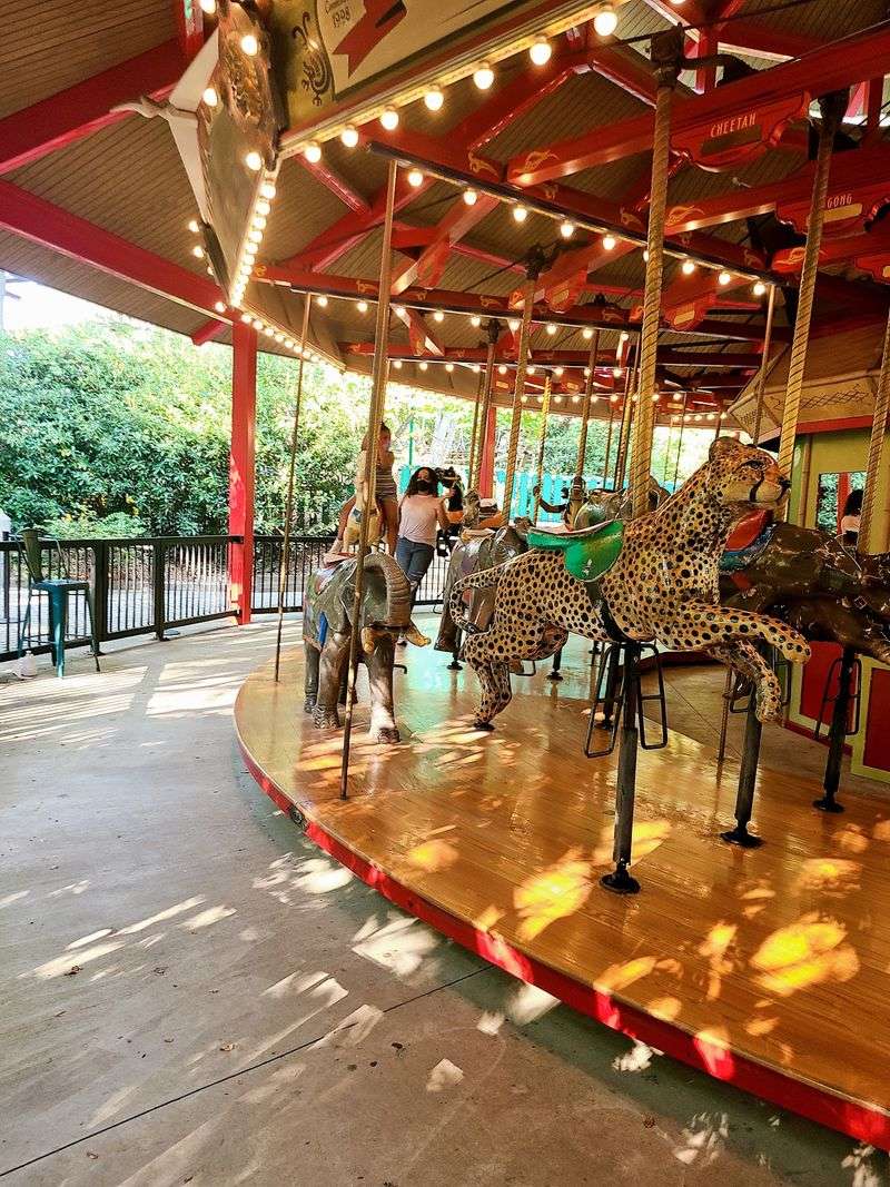 A Mile-Long Holiday Lantern Wonderland Returns To Georgia This November - Decor Hint The Carousel Spins Right Through The Night