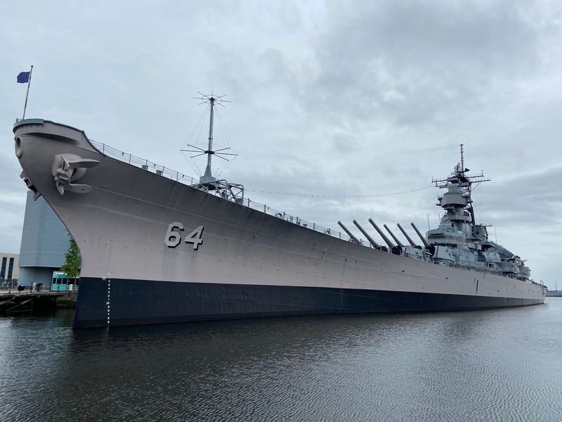 A Mighty Battleship Is Literally Parked Next Door
