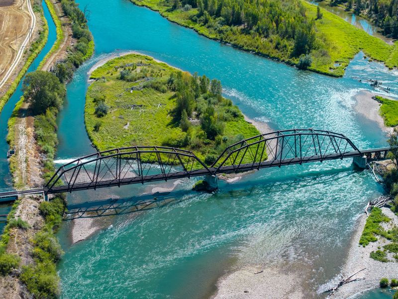 Ririe A Pegram Truss Railroad Bridge