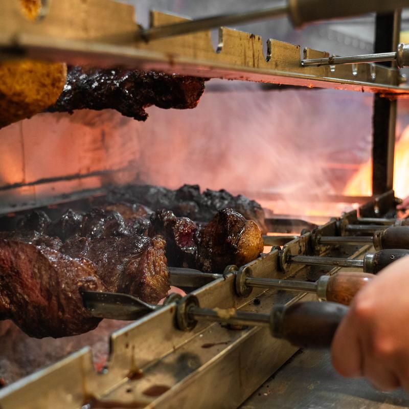 Your Plate Never Stays Empty For Long When The Skewers Start Circling