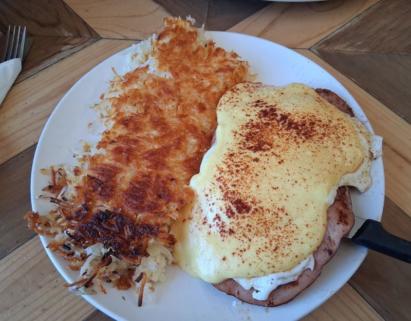 Hash Browns Piled An Inch High