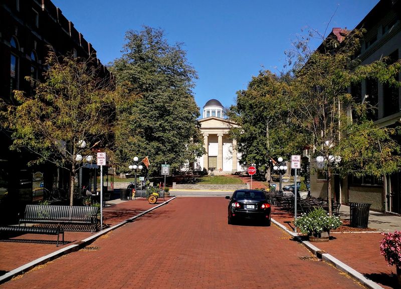 Santa Takes Requests Right In Front Of The Old Capitol