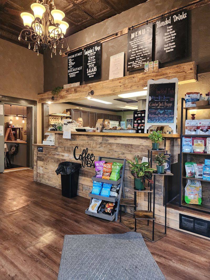 Started As A 1920s Bank, This Nebraska Building Now Pours Coffee From Inside The Old Vault - Decor Hint Tin Ceilings And Plaster Walls That Earned Their Keep