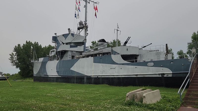 Last of Its Class, Still Wearing Wartime Paint
