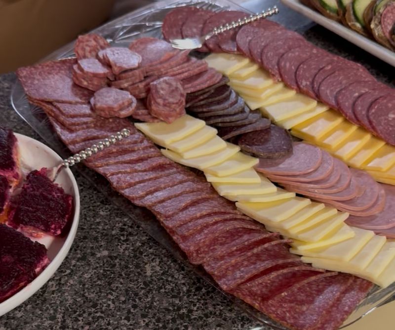 Meats And Cheeses For A Serious Snack Board