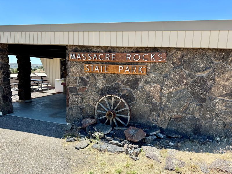 Visitors Hike Past Pioneer Tracks Pressed Into Rock At This Idaho Spot Near The Snake River - Decor Hint A Small Visitor Center With A Big Pioneer Story