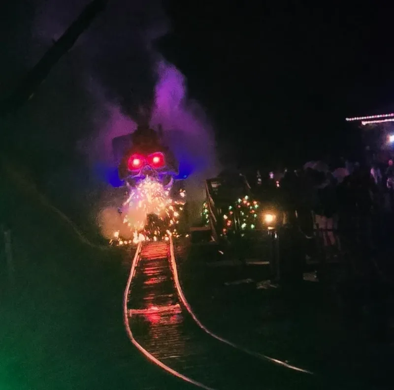 Every Friday And Saturday Night In October Brings The Ghost Train Back To Life
