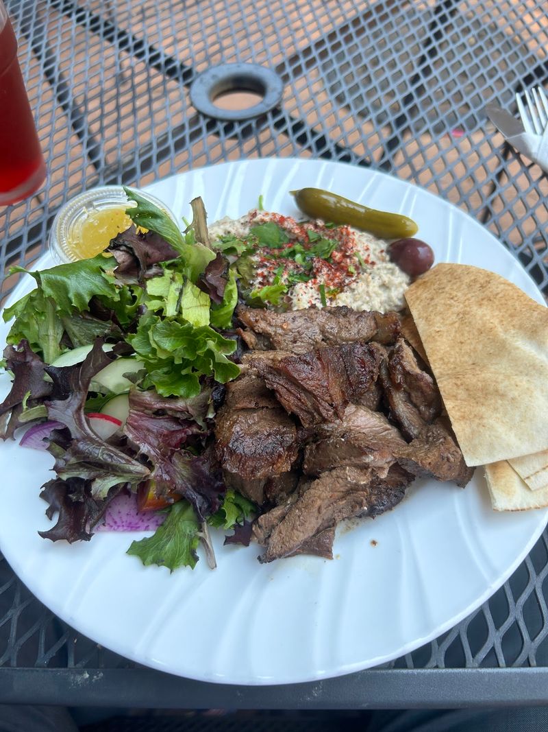 This North Carolina Restaurant Brings The Flavors Of Jerusalem To Life With Falafel And Shawarma Locals Love - Decor Hint That Rotisserie Shawarma Is Worth Every Second Of Slow Roasting