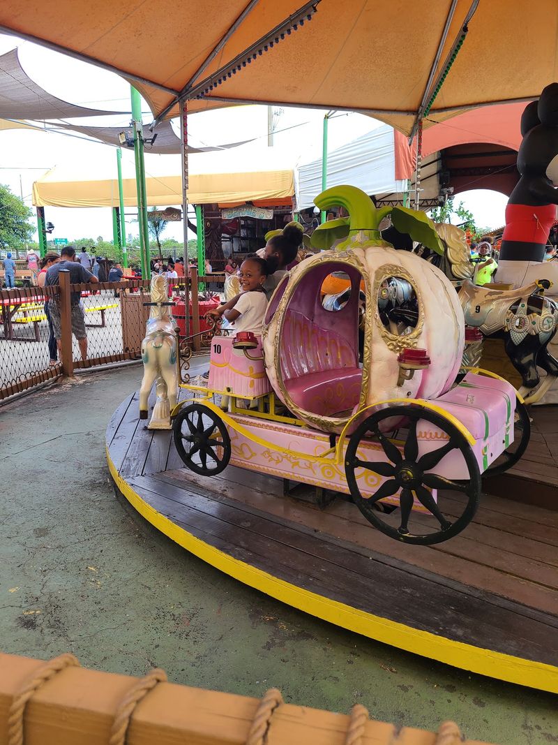 Arcade Lights and Carnival Rides for the Kids