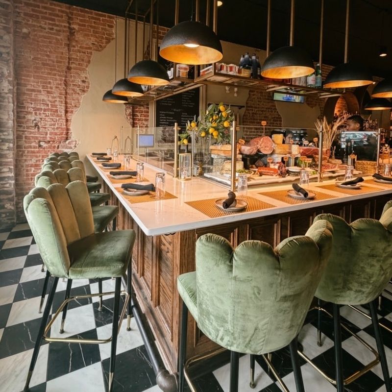 This Georgia Italian Restaurant Turns Into A Magical Alpine Christmas Village Every Winter - Decor Hint Velvet Seats And Exposed Brick Set A Trastevere Mood