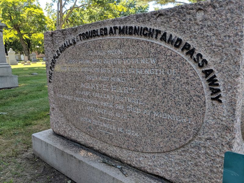 One Of Connecticut’s Creepiest Cemetery Legends Begins With A Grave Marked “Midnight Mary” - Decor Hint Halloween Season Brings Fresh Interest To The Tale