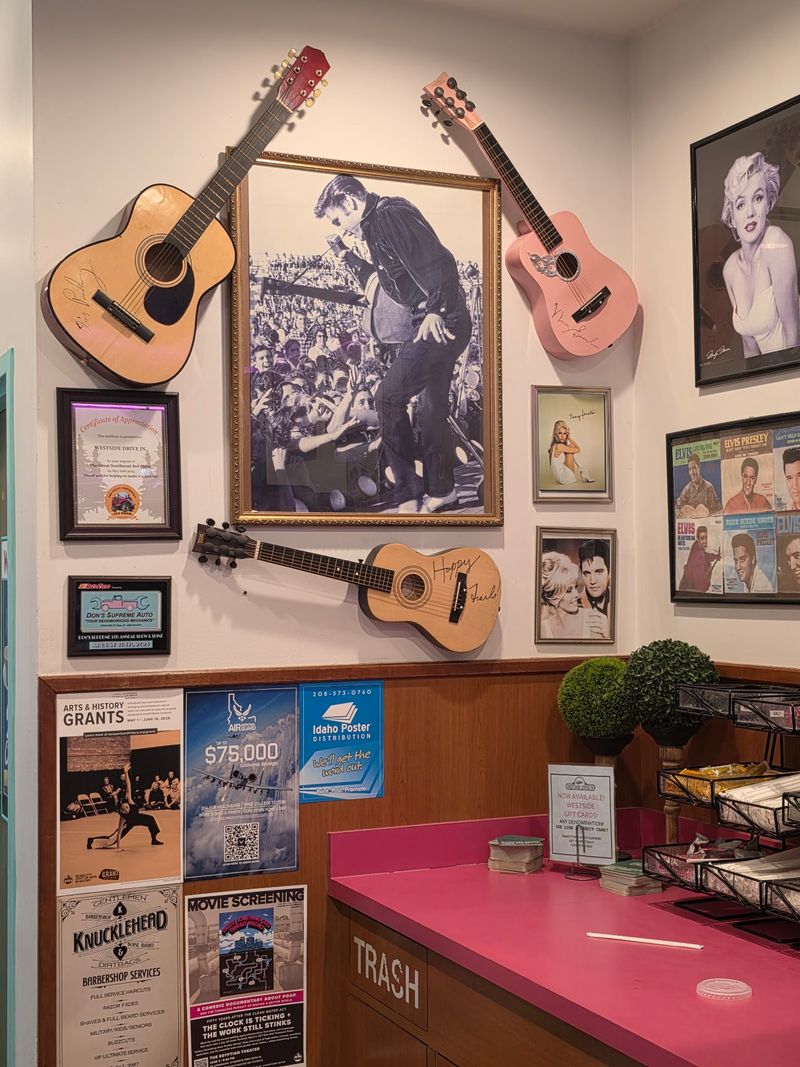 Fifties Posters, Oldies, And A Wall Full Of Pins