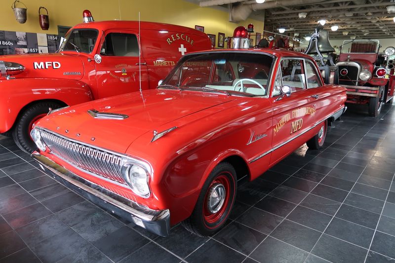 A Panel Truck And A Chief's Car Add Some Retro Charm