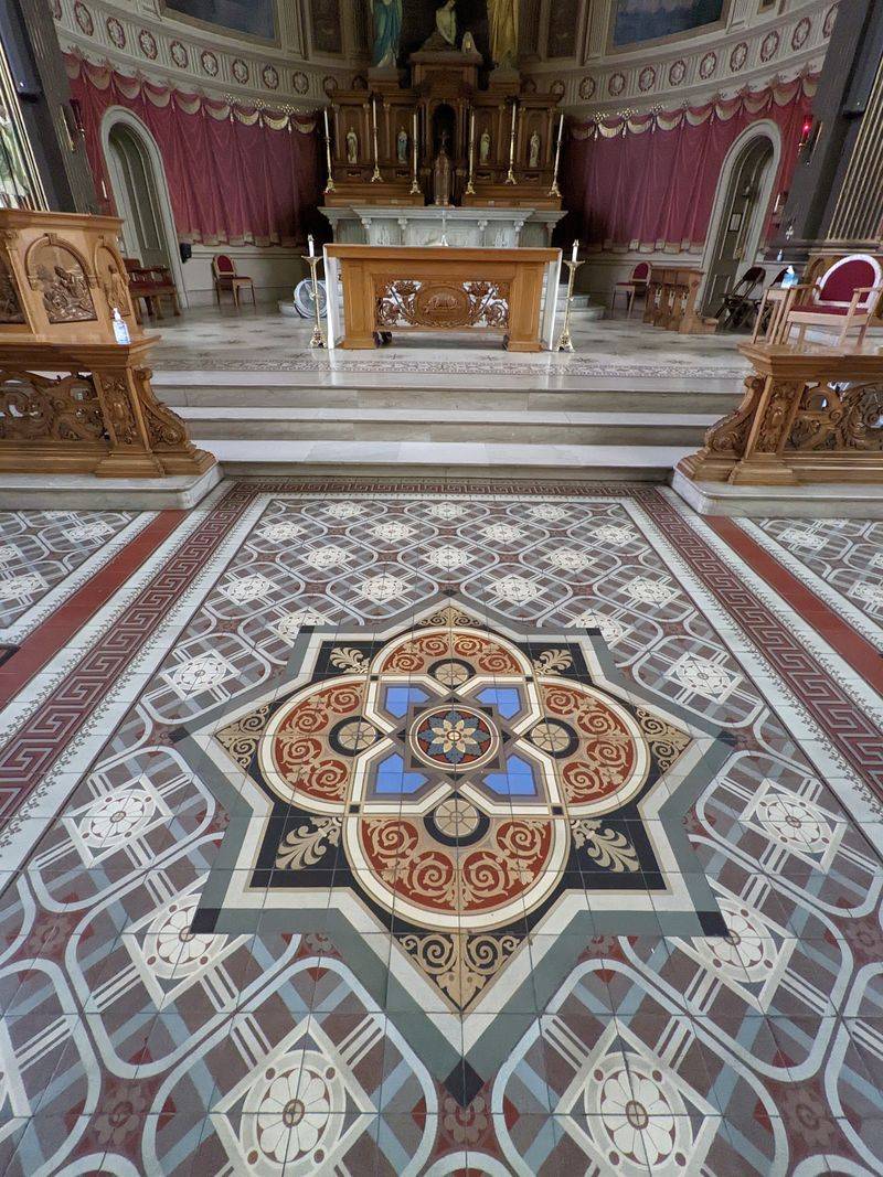 Carved Altars And Mosaic Floors Steal The Spotlight Up Front