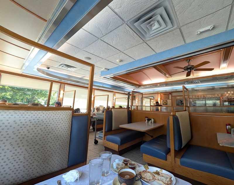 Chrome, Booths, And A Tempting Bakery Case