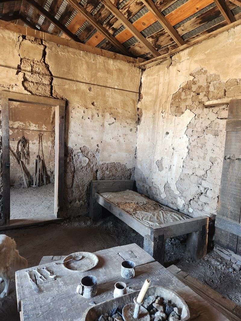 Adobe Walls And Yucca Ceilings