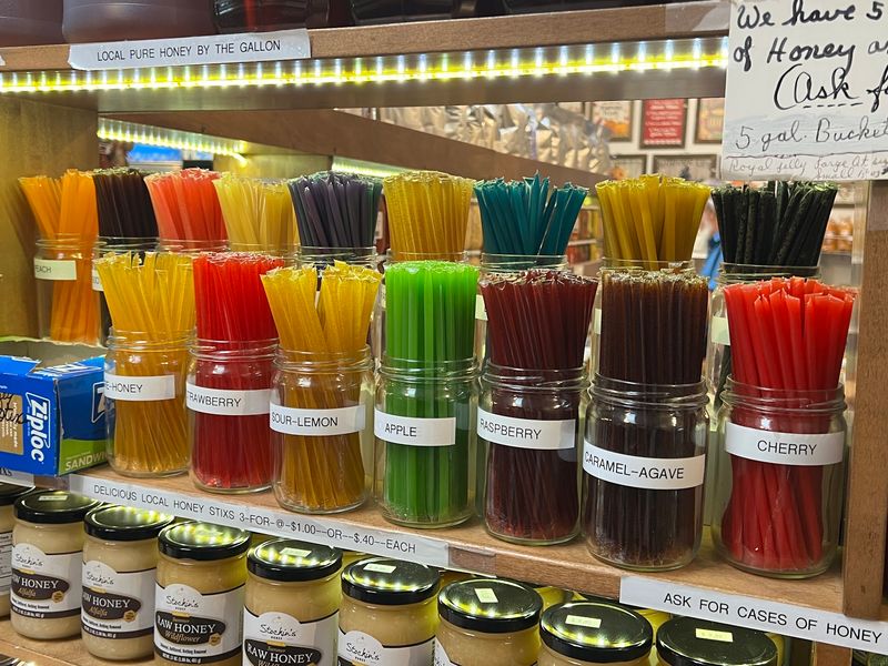 The Amish Store In Pennsylvania Where You Buy Warm Homemade Pretzels, Frosted Lemonade, And Handmade Crafts - Decor Hint A Honeybee Hive Built Into The Wall Steals The Spotlight