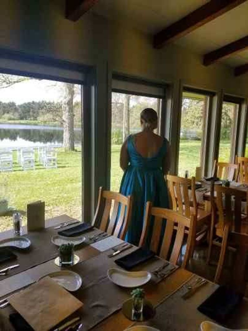 A Country Road Leads To A Farm With A Dining Room Attached