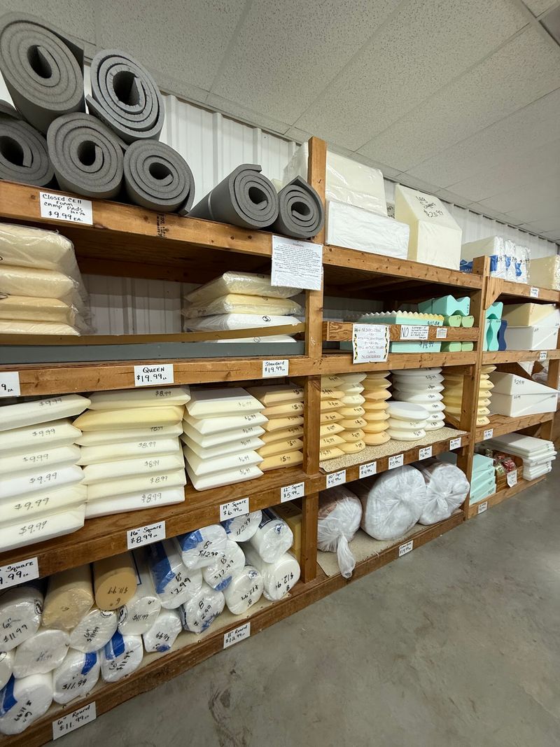 This Ordinary North Carolina Storefront Hides A Fabric Warehouse With By-The-Pound Bargains - Decor Hint Your Saggy Couch Cushions Have Met Their Match