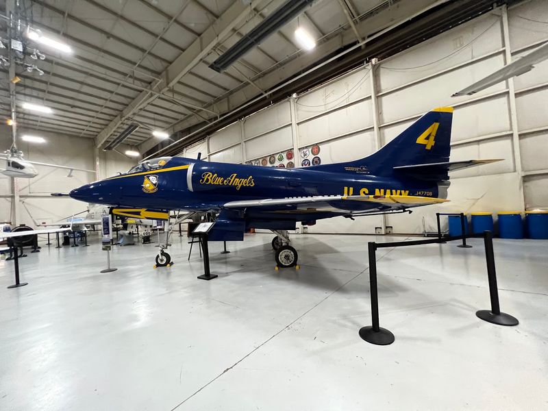 This Little-Known Aviation Museum In Kentucky Will Send Your Top Gun Dreams Soaring - Decor Hint Blue And Gold Glory From The Blue Angels