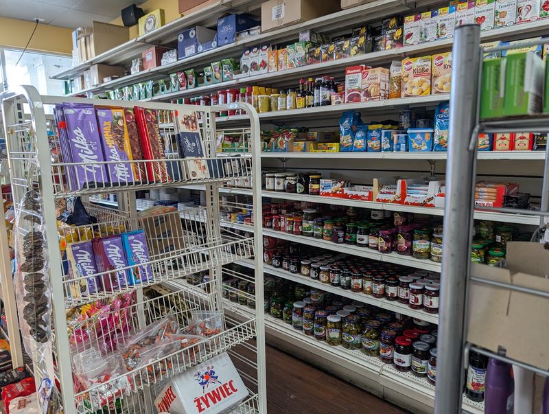 Shelves Packed With Imported European Treasures