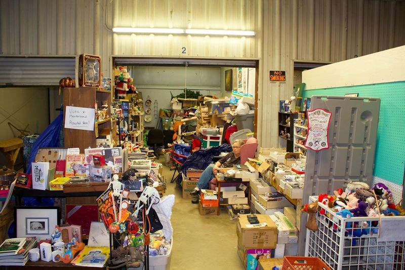 This Georgia Flea Market Takes Over A Massive Space Every Saturday - Decor Hint Classic Records And Sturdy Tools With Plenty Of Character