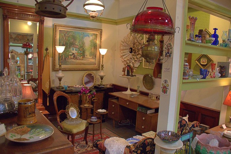 Depression Glass And Folk Art Under One Roof