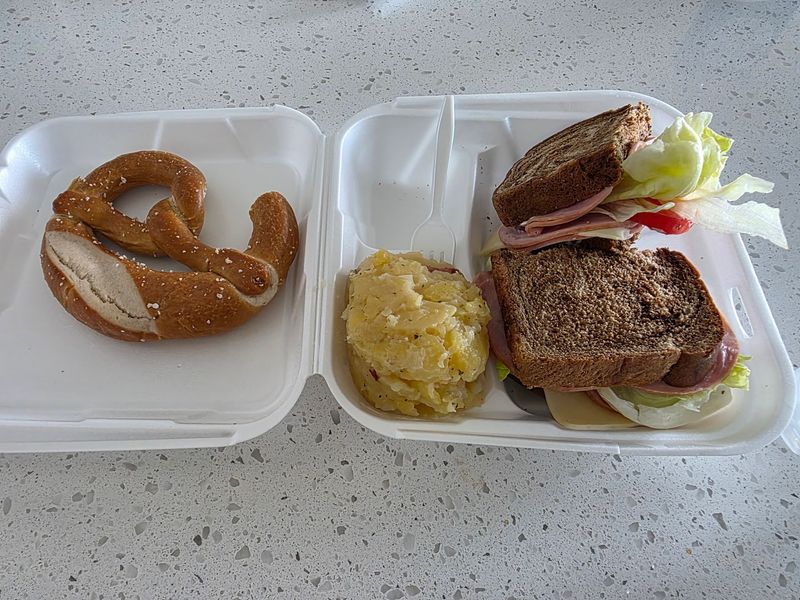 Rye Loaves, Pretzels, And A Cheesecake With German Roots